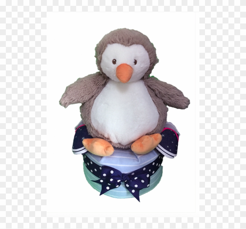 Diaper Cake 1 Tier - Penguin Clipart #3417052