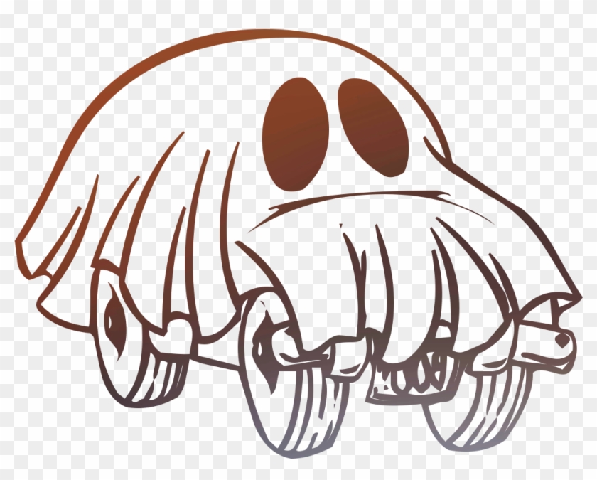 Coloring Art Monster Halloween Book Line Drawing Clipart - Illustration - Png Download #3417166