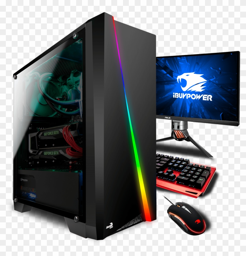 88 Customer Reviews - Ibuypower Slate 2 Tempered Glass Rgb Gaming Case Clipart #3417236