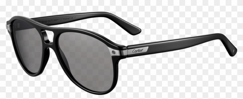 Gafas De Sol Cartier Vista Lateral - Cartier Santos Acetate Sunglasses Clipart