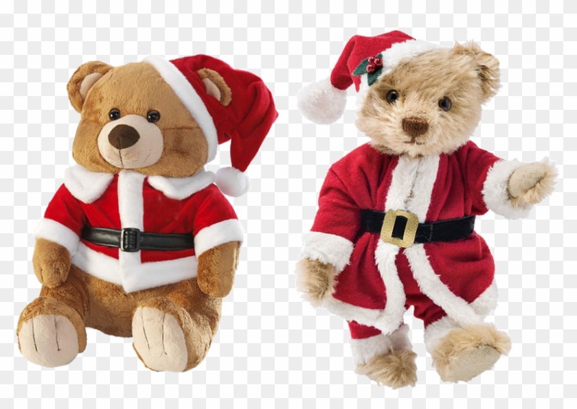 Teddy Bear, Nicholas, Isolated, Christmas, Soft Toy - Transparent Christmas Teddy Bear Png Clipart