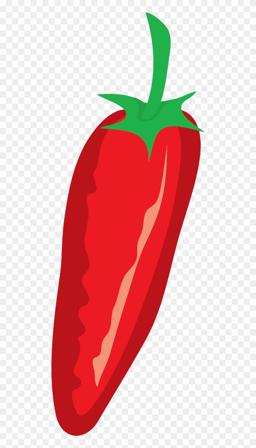Red Pepper Vector Clip Art - Png Download