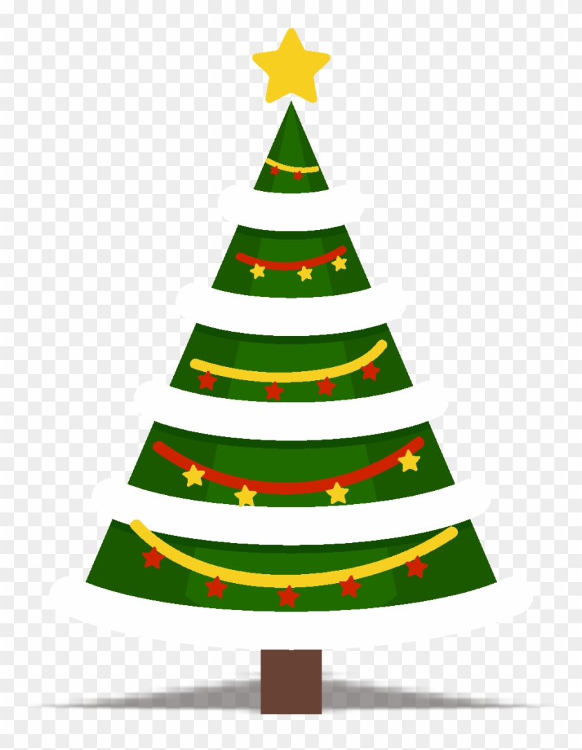 Christmas Tree Design Element Vector Png And Image - Christmas Tree Clipart #3417711
