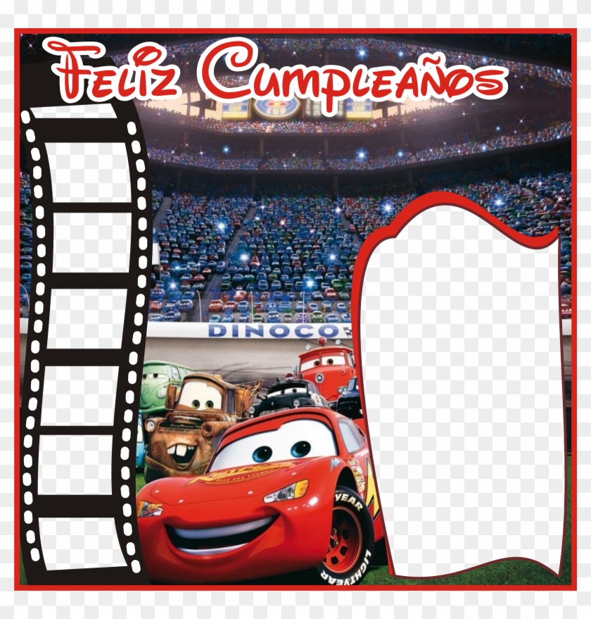 Cars Para Fotos Cumpleaños En Png - Relampago Mcqueen Background Clipart #3417819