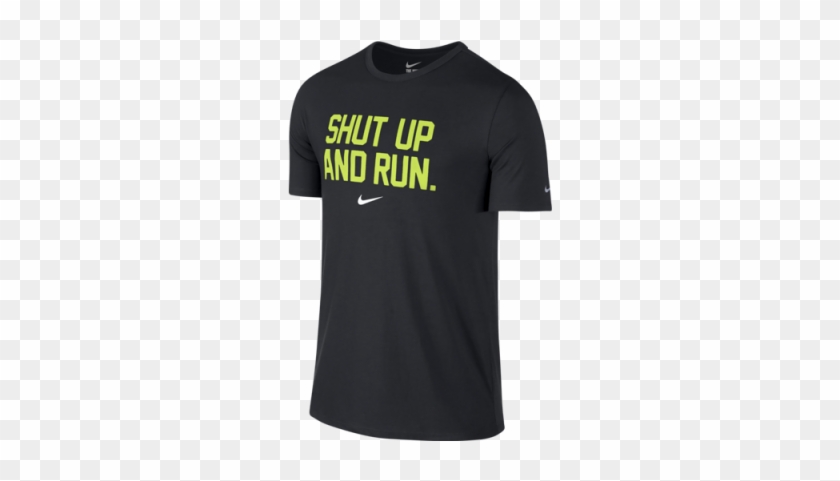 Men's Nike Shut Up And Run Short Sleeve - Kaos Shut Up And Run Clipart