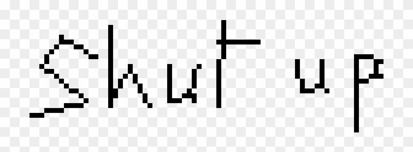 Shut Up Direct Image Link - Black-and-white Clipart