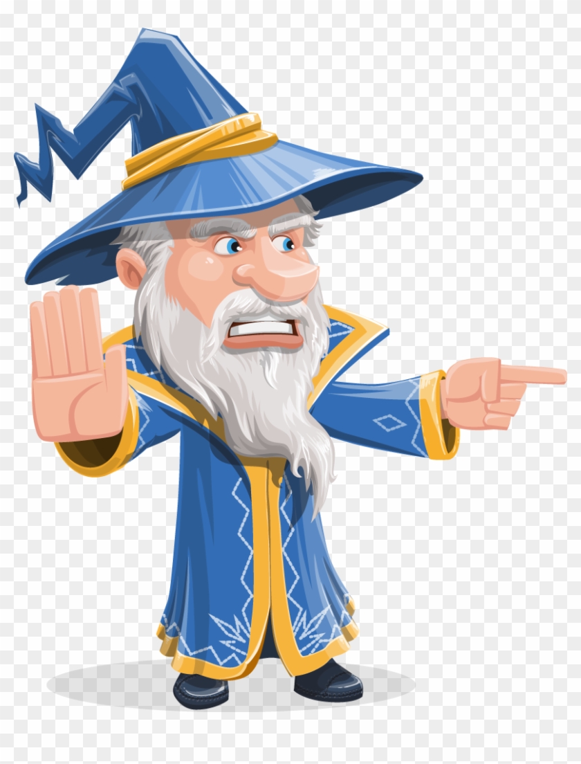Attention Please - Animated Wizard Clipart