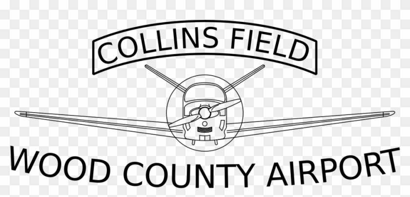 Wood County Airport Logo V3 - Light Aircraft Clipart #3419595