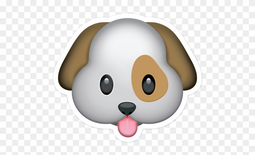 Perrito Sticker - Emoji Perro Png Clipart #3419628