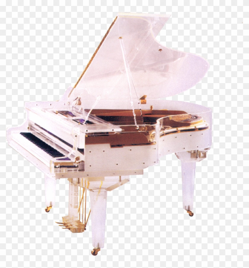 Transparent Grand Piano Clear Acrylic - Piano Clipart #3419974