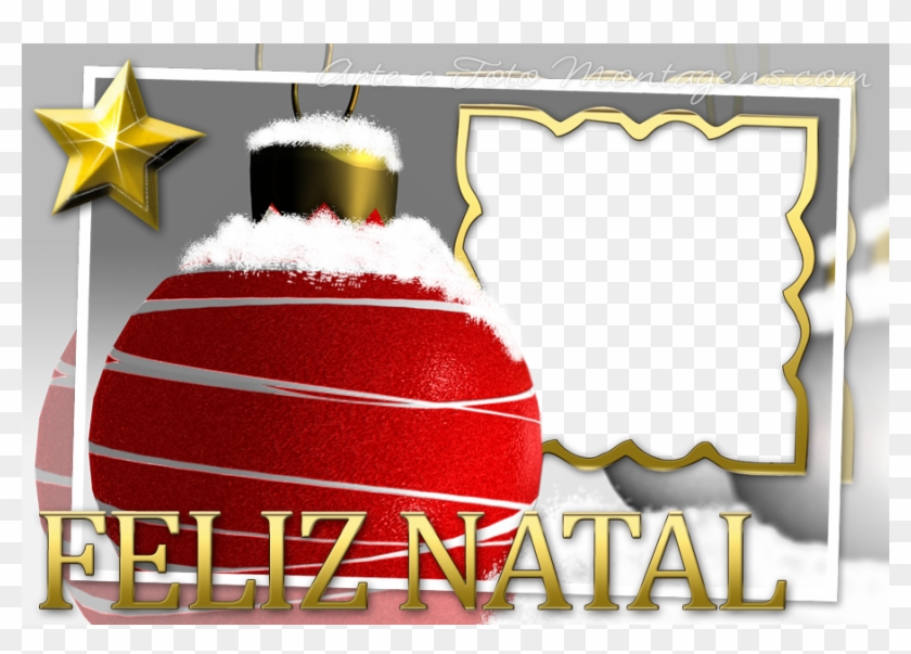Montagem Para Fotos - Molduras Natal Para Fotoshop Clipart #3420230