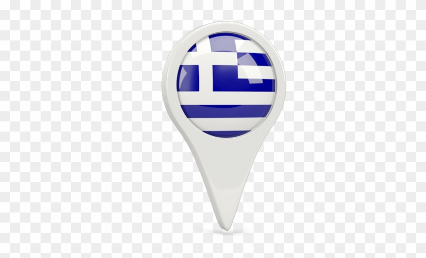 Illustration Of Flag Of Greece - Transparent Greece Flag Icon Clipart