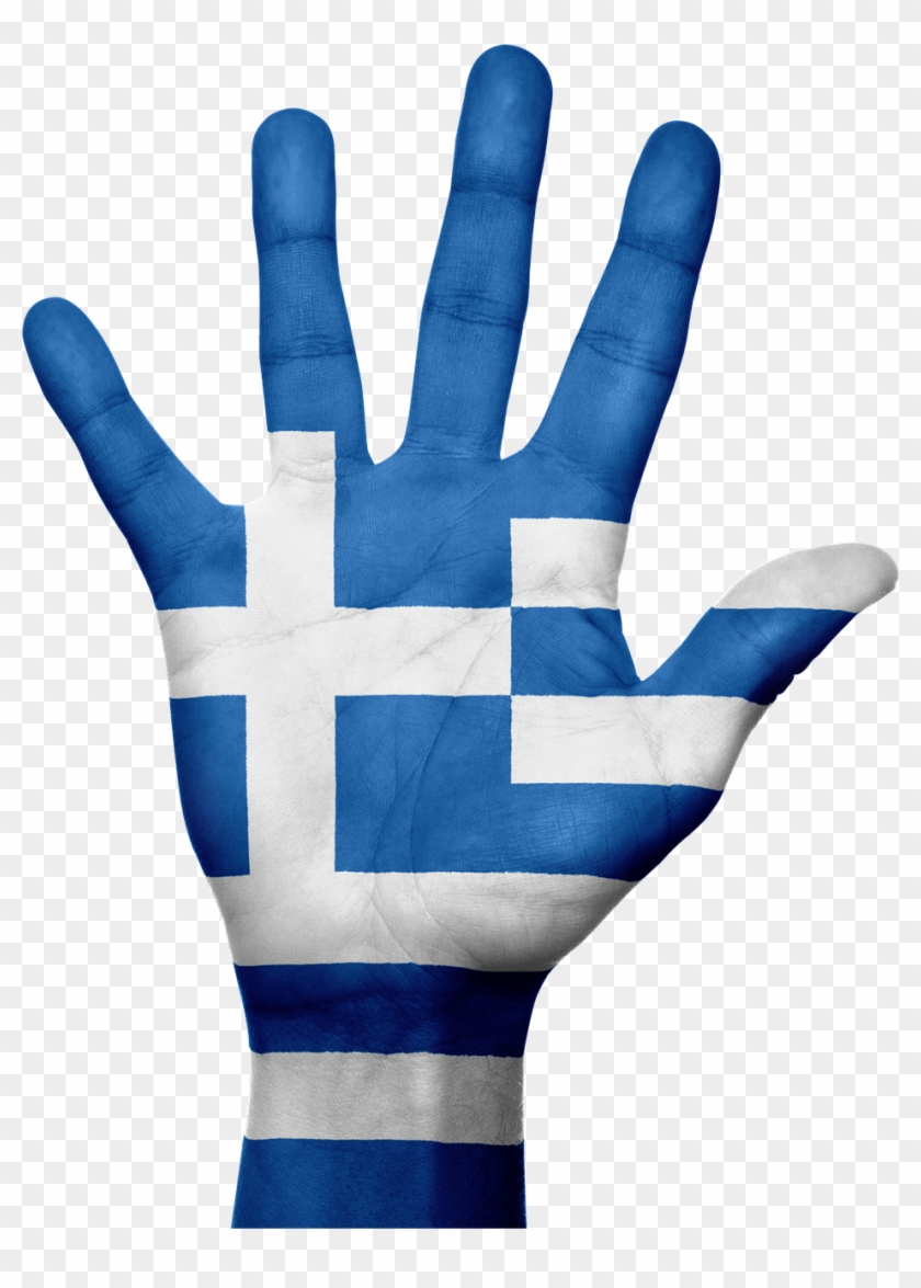 Greece Flag Hand National Png Image - Pakistan Zindabad In Png Clipart #3420650