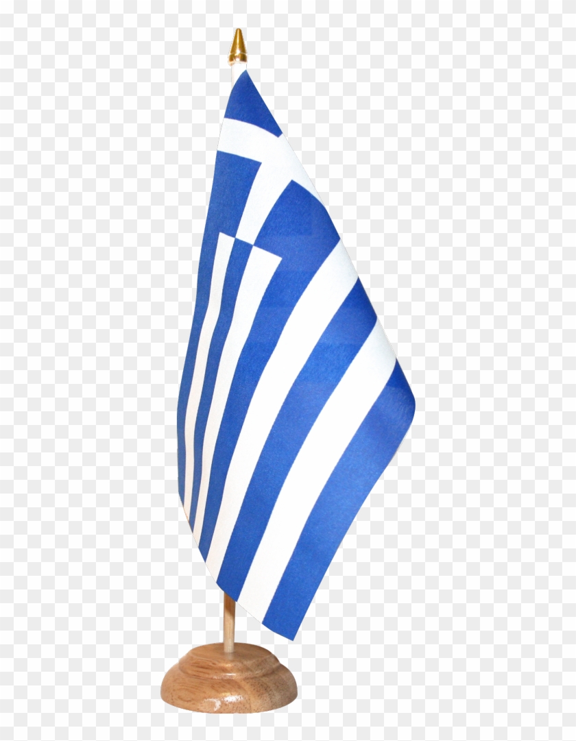 Greece Table Flag - Flag Clipart #3420895