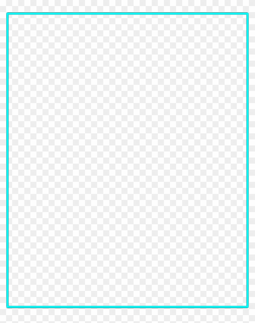 #blue #teal #square #rectangle #hollow #frame #thinline - Symmetry Clipart