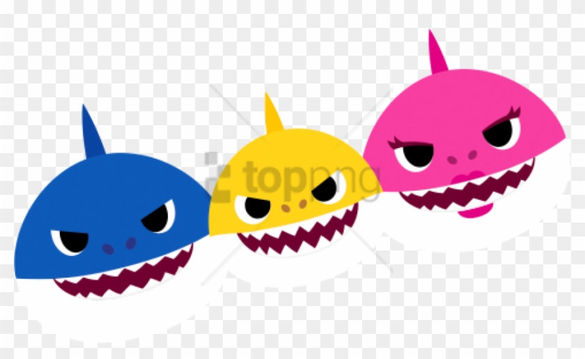 Free Png Baby Shark Png Image With Transparent Background - Baby Shark Pinkfong Png Clipart #3421222