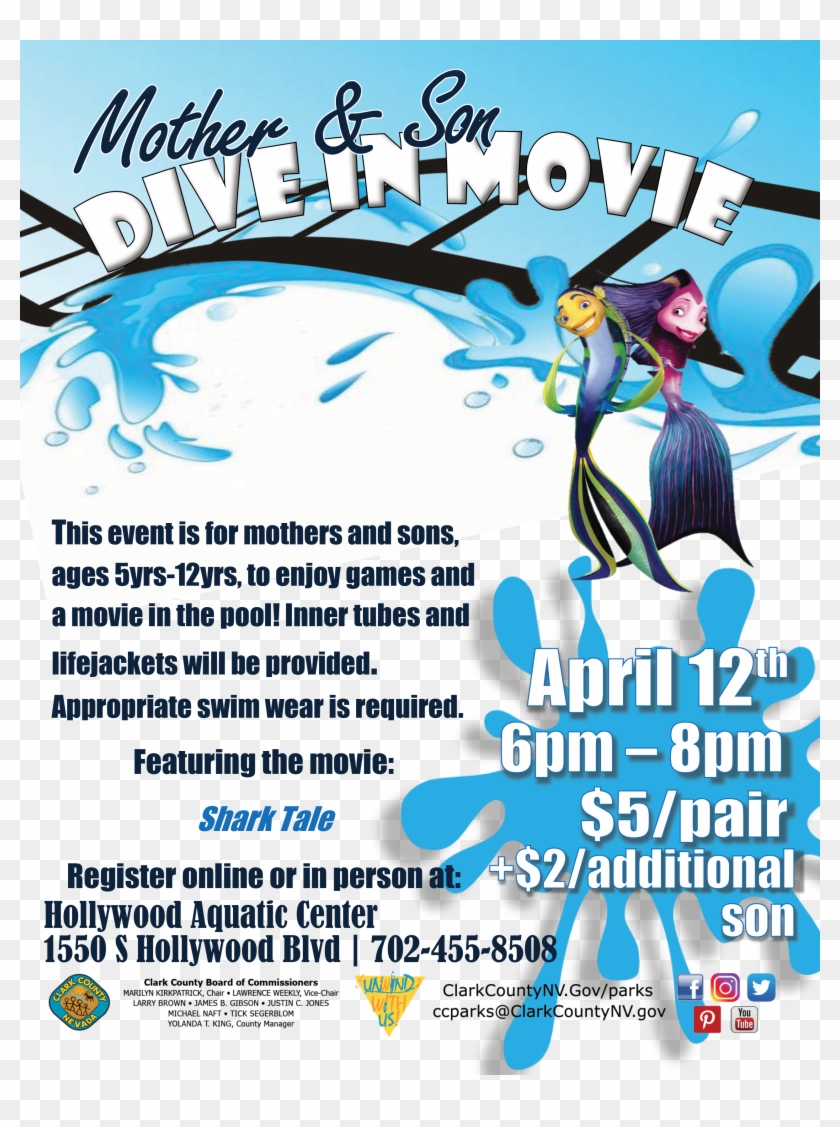 Mothers And Sons , Come Dive In At Hollywood Aquatic - Arnold Bros Transport Clipart