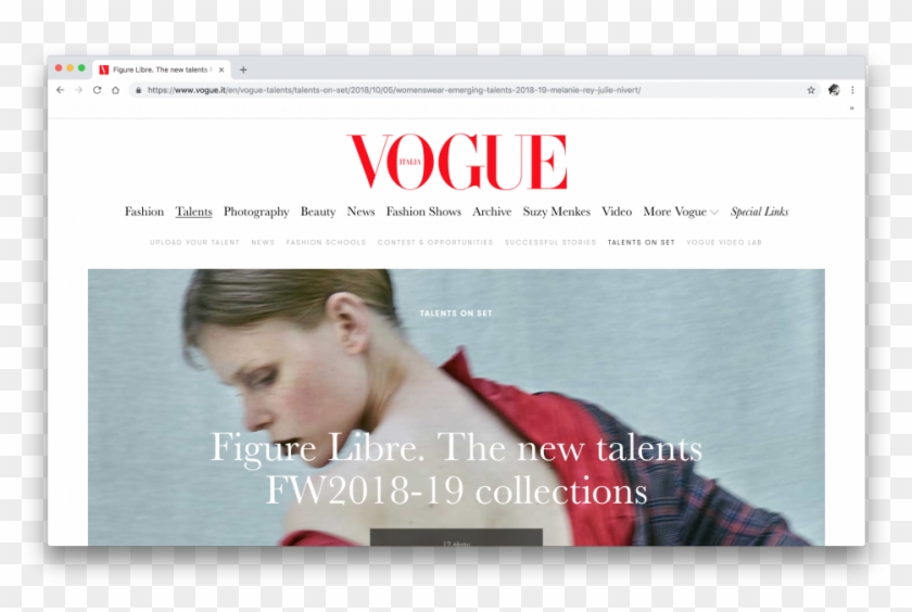 Editorial For Vogue Italia - Vogue Clipart #3421592