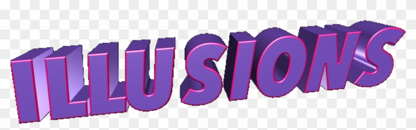 Illusions Transparent Transparent Text Text 3d Text - Graphic Design Clipart