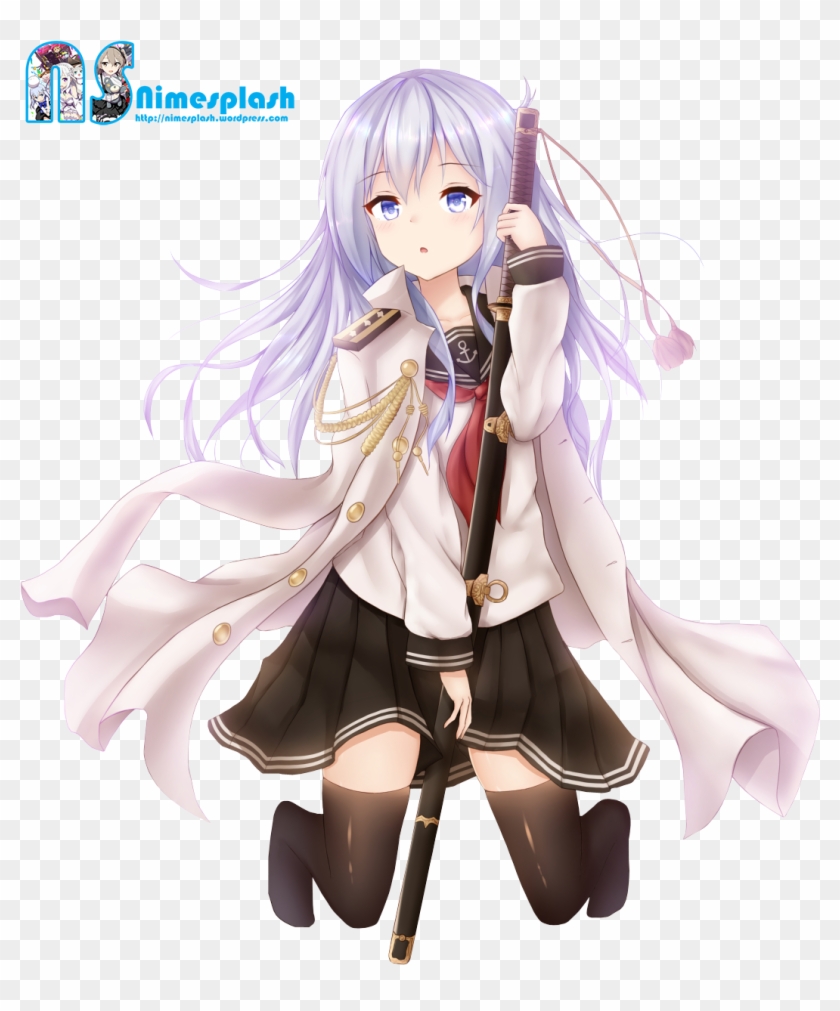 Anime Renders Kantai Collection Hibiki - Nimesplash Clipart
