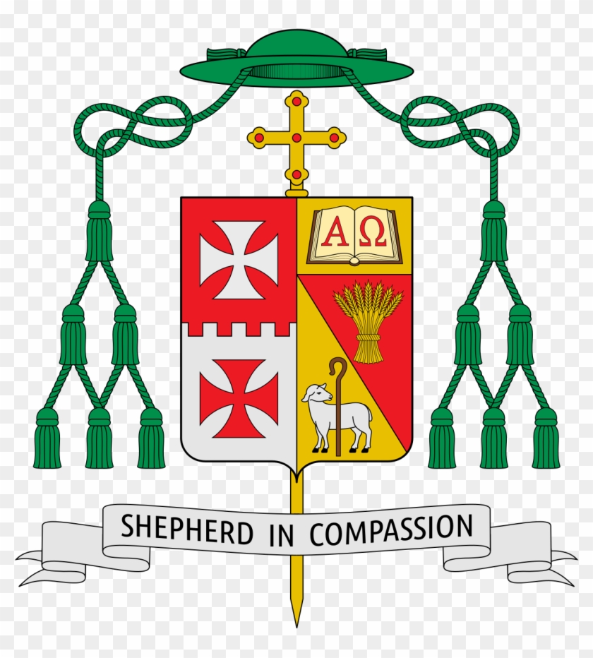 Coat Of Arms Of Steven Biegler - Bishop Oscar Jaime Florencio Coat Of Arms Clipart