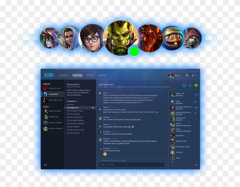 Blizzard Groups Give You A Home On Battle - World Of Warcraft Clipart
