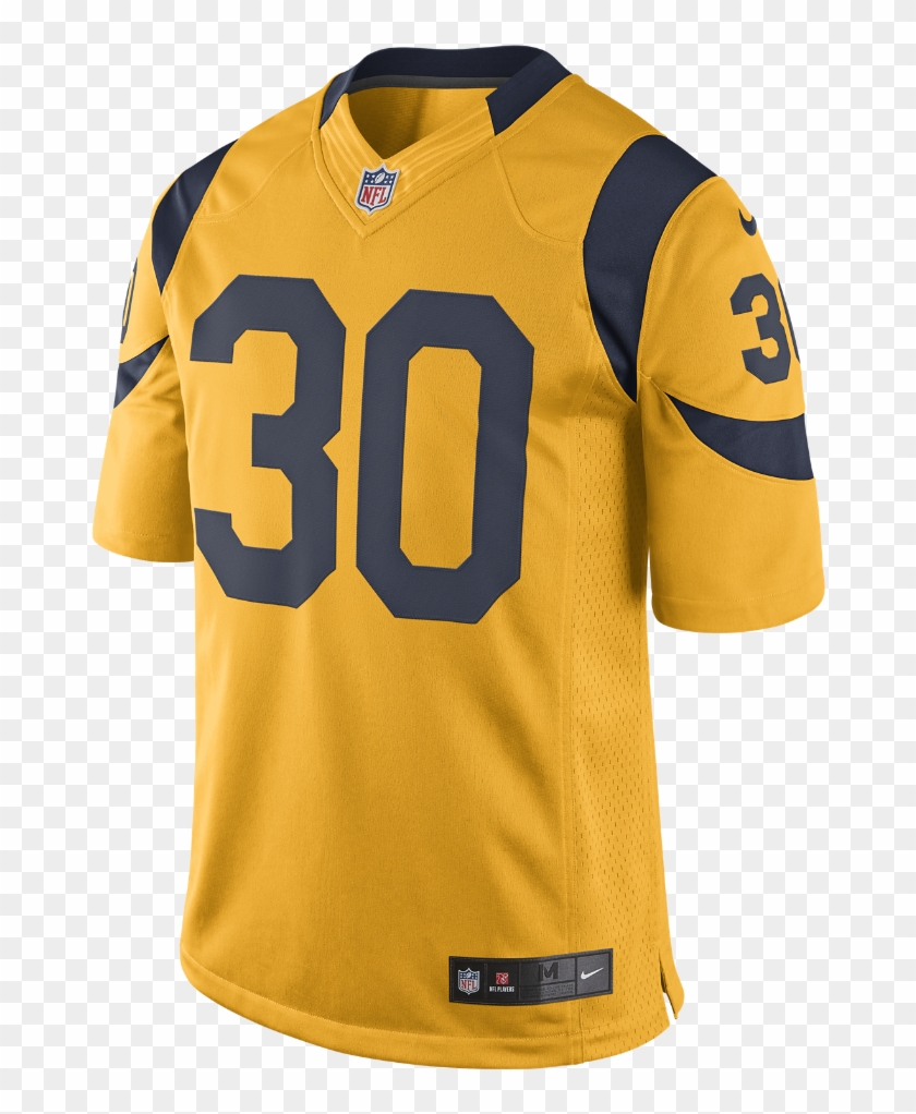 Nike Nfl Los Angeles Rams Kids' Football Color Rush - Todd Gurley Jersey Yellow Clipart