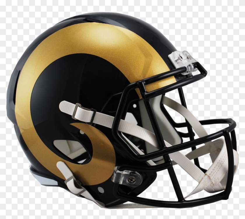 Los Angeles Rams Speed Replica Helmet - Carolina Panthers Helmet Clipart #3423481