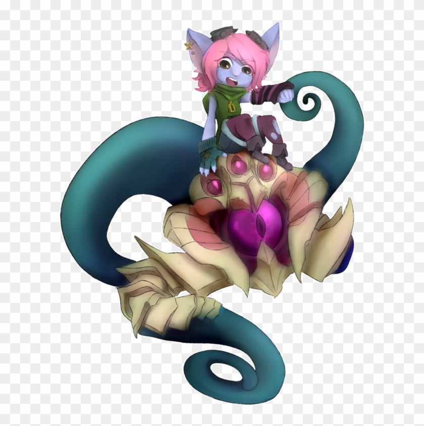 Tristana And Vel'koz - Lux And Vel Koz Clipart #3424023