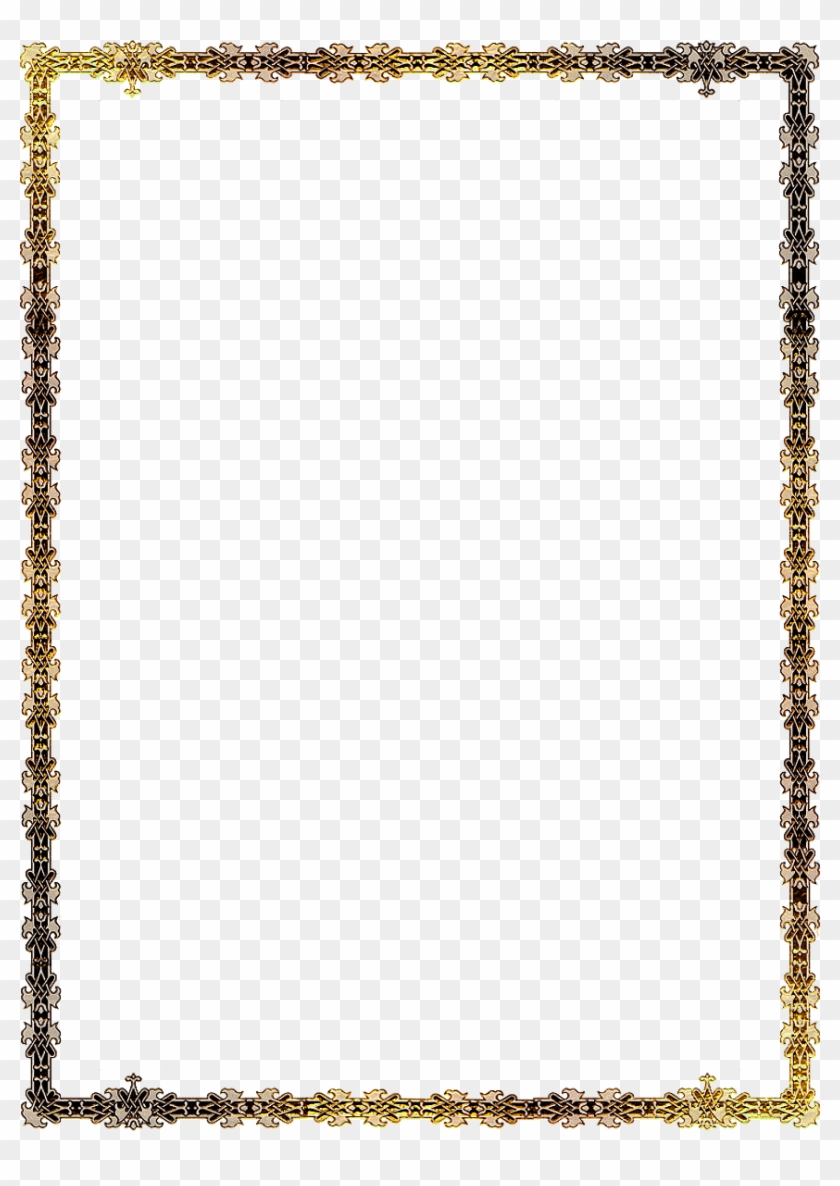 Molduras Para Quadros Png - Тонкая Рамка Для Текста Clipart