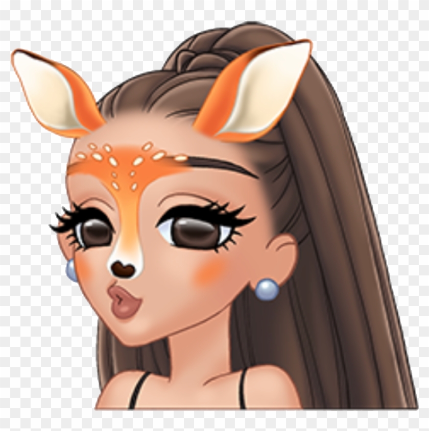 Png Transparent Stock Arimoji Arianagrande Dangerouswoman - Cute Drawings Snapchat Filters Clipart