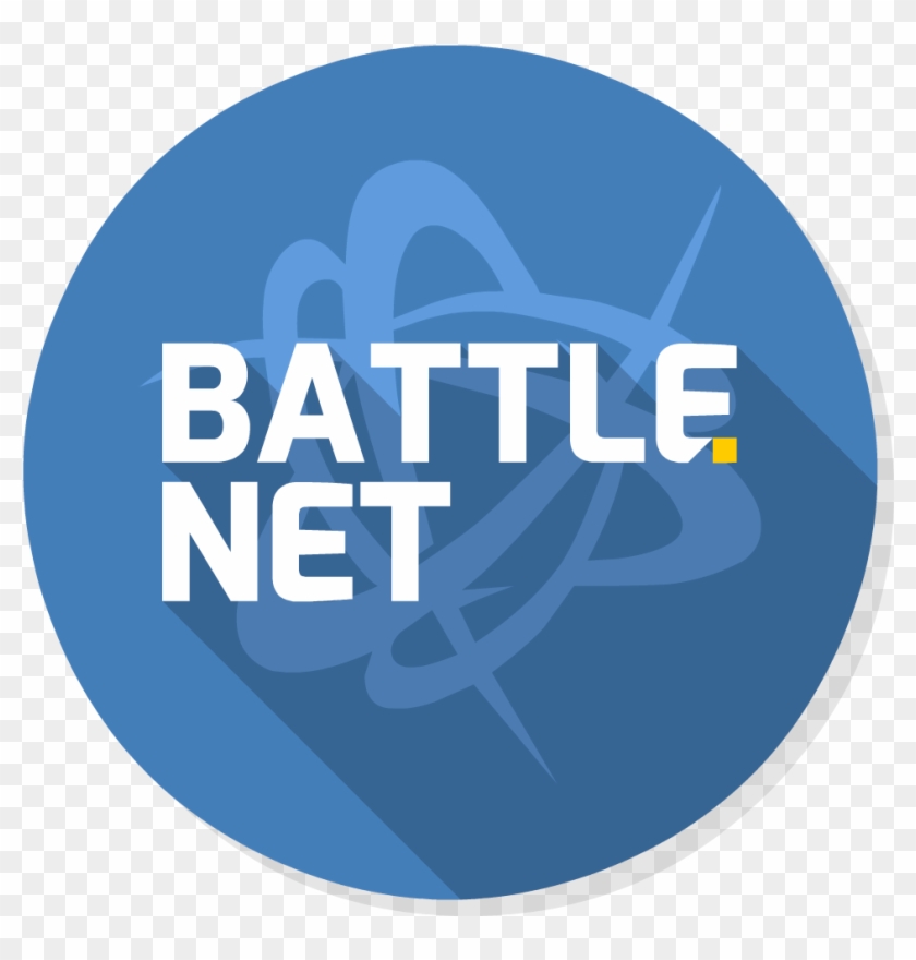 Battle Net Flat Icon - Battle Net Custom Icon Clipart