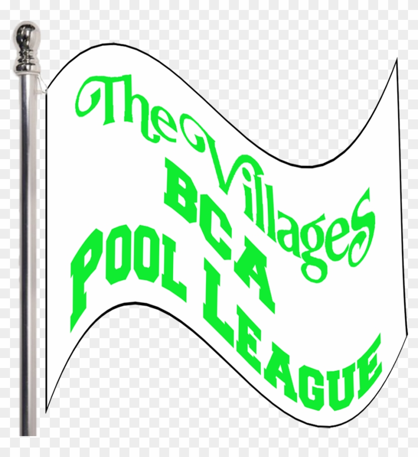 The Villages Bca Pool League - Graphic Design Clipart #3425300