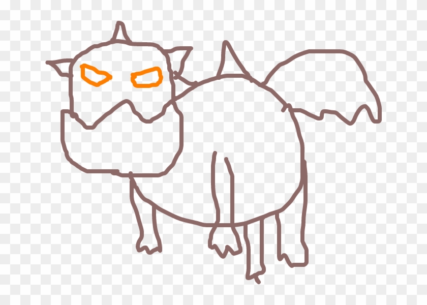 Lava Hound - Cartoon Clipart