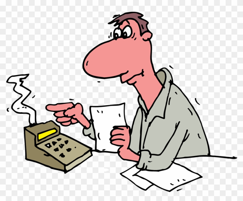 Accountant - Cartoon Clipart
