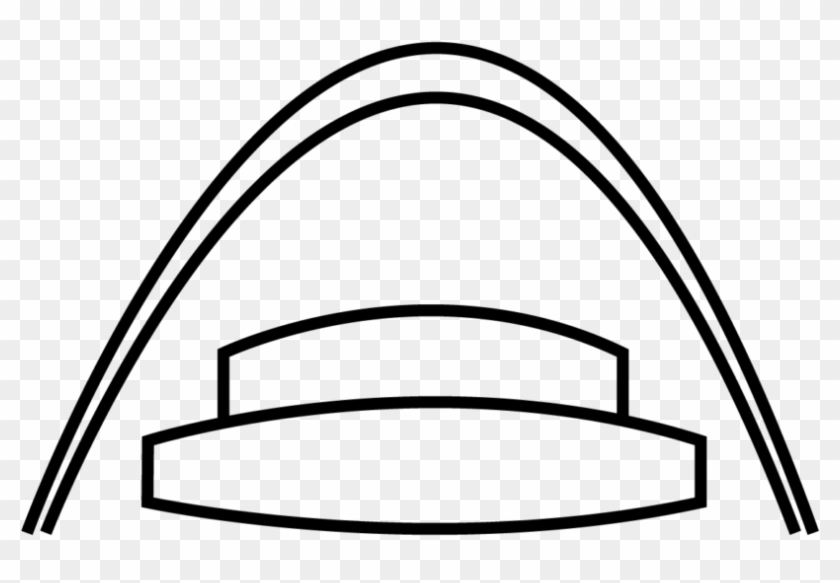 London Wembley Stadium 1 - Line Art Clipart