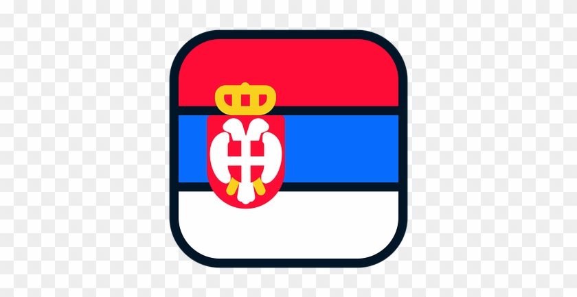 Serbia Serbia Icon Serbia Flag World Cup Russia - Bandeira Da Servia Png Clipart #3425955