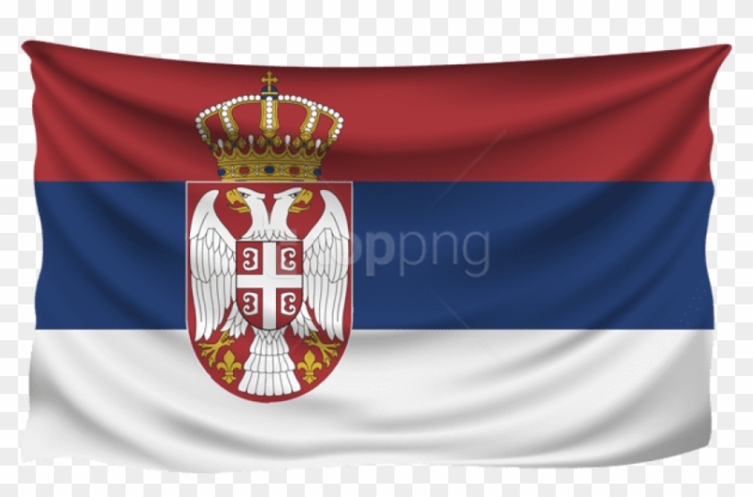 Free Png Download Serbia Wrinkled Flag Clipart Png - Bandera De Costa Serbia Transparent Png