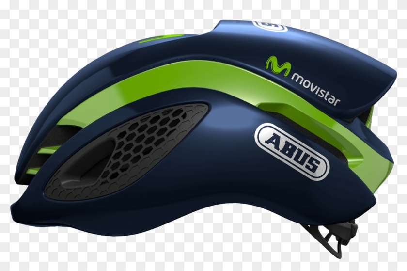 The New Abus Gamechanger Is The Ultimate Aerodynamic - Abus Gamechanger Movistar Clipart
