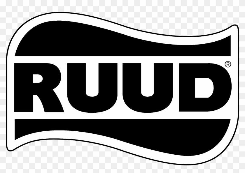 Ruud Logo Black And White - Graphic Design Clipart #3426402