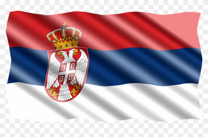 International Flag Serbia - Bandera De Serbia Png Clipart #3426813