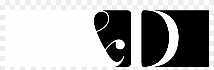 V&d Logo Black And White - Graphic Design Clipart #3426960