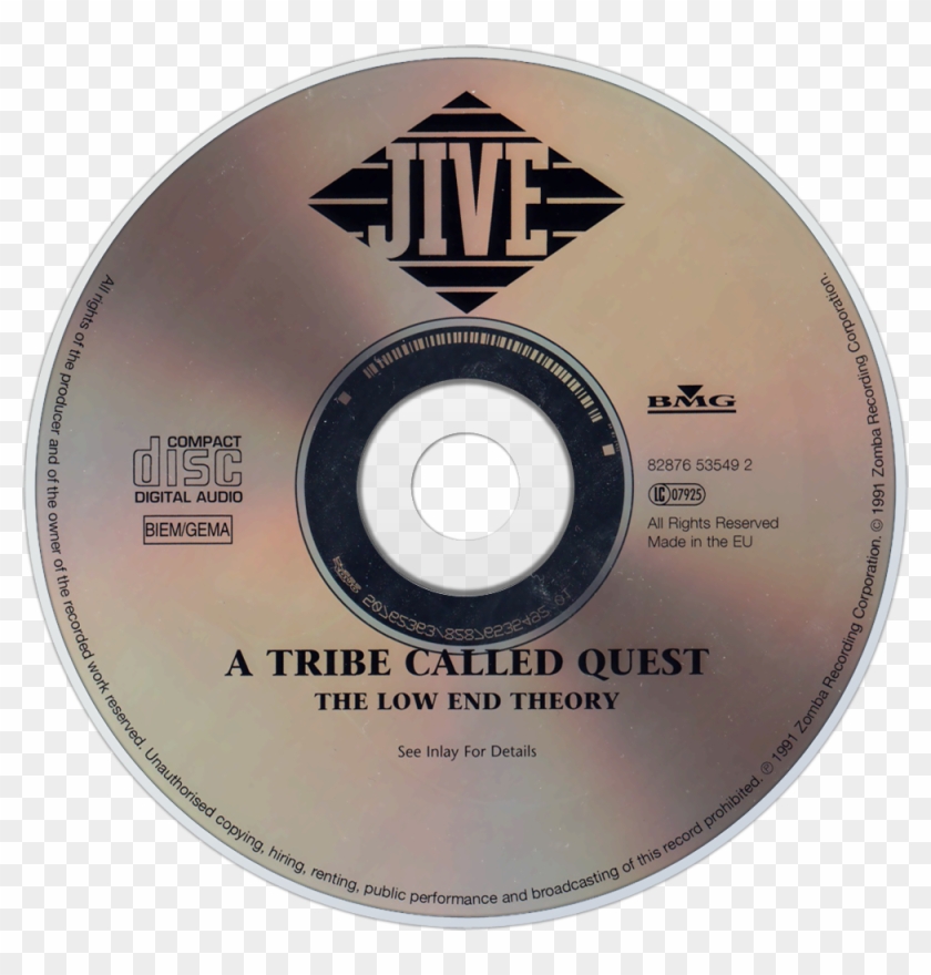 A Tribe Called Quest The Low End Theory Cd Disc Image - Jive Records Clipart #3427535