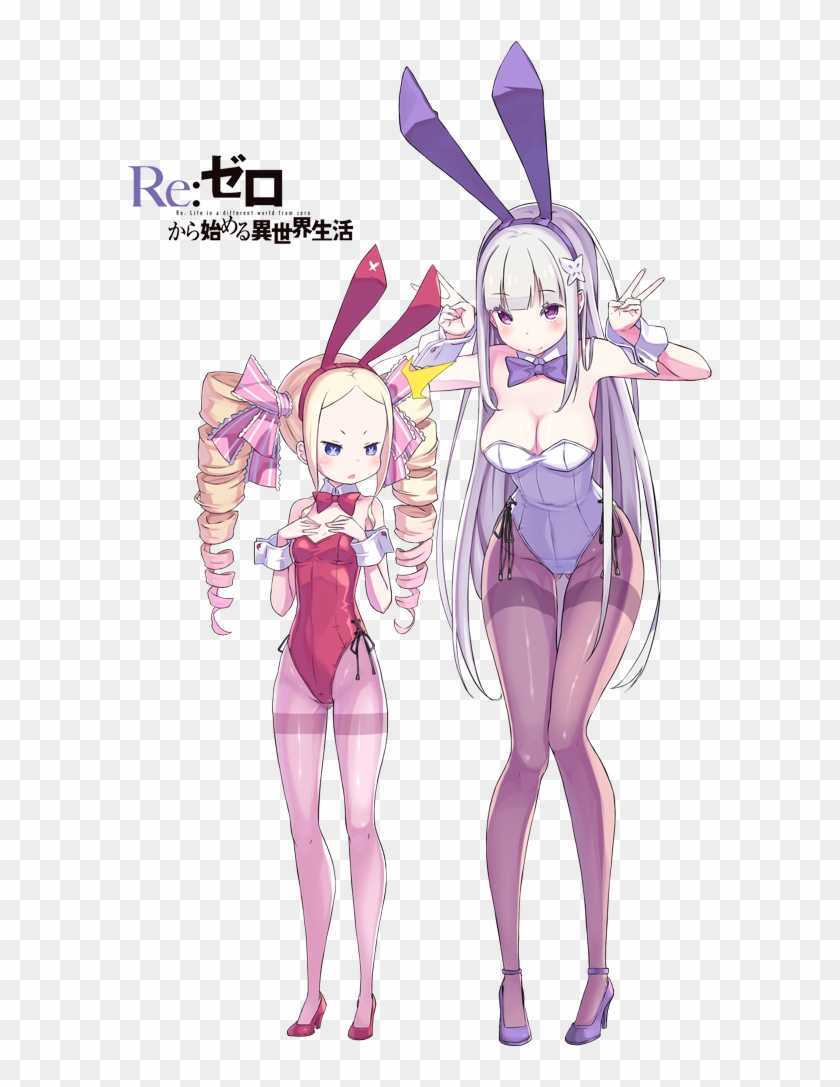 エミリア ベアトリス - Betty Re Zero Clipart