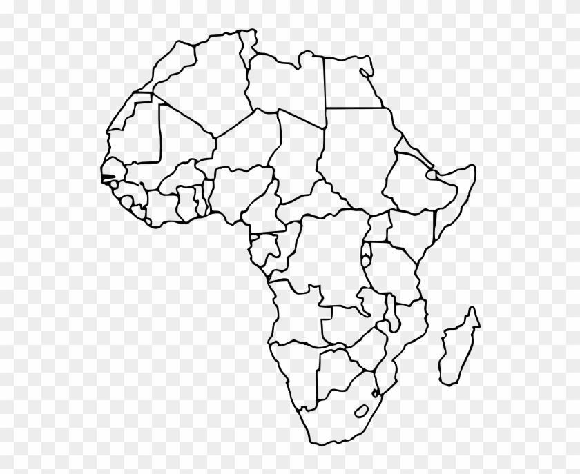 Contemporary Design Blank Africa Map 15 Africa Blank - Africa Political Map Without Names Clipart