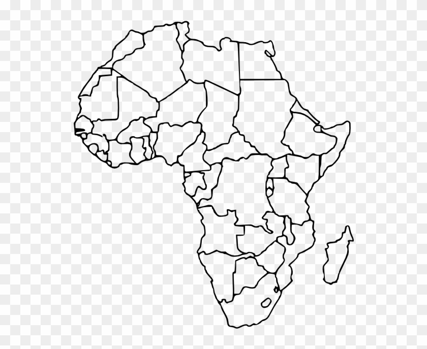 Map Of Africa Without Names Contemporary Design Blank Africa Map 15 Africa Blank   Africa 