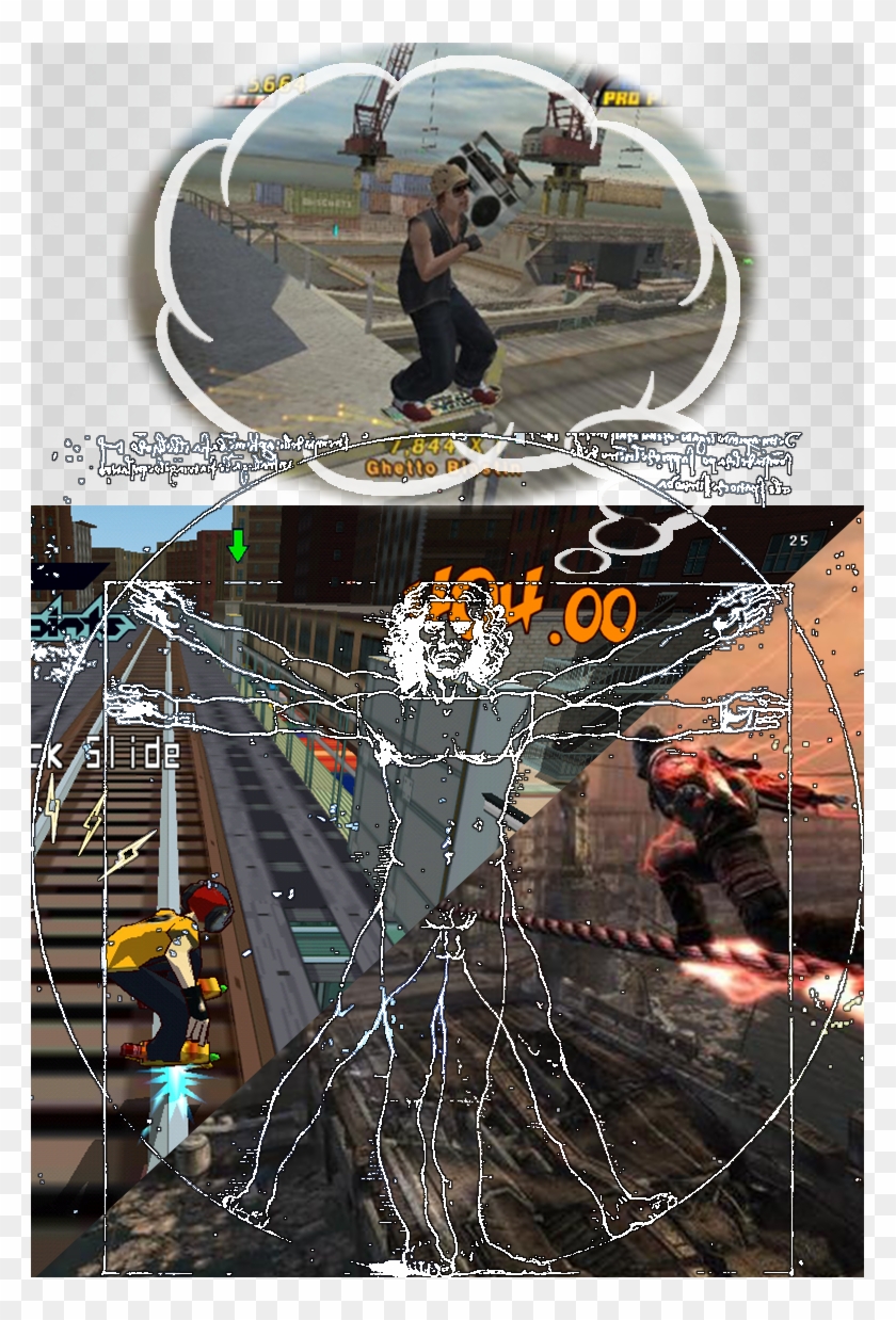 Anatomy Of Sunset Overdrive - Tony Hawk Pro Skater 4 Clipart
