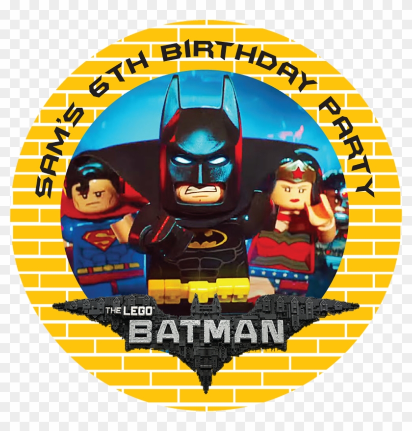Batman Lego Party Box Stickers - فيلم The Lego Batman Movie Clipart #3429201