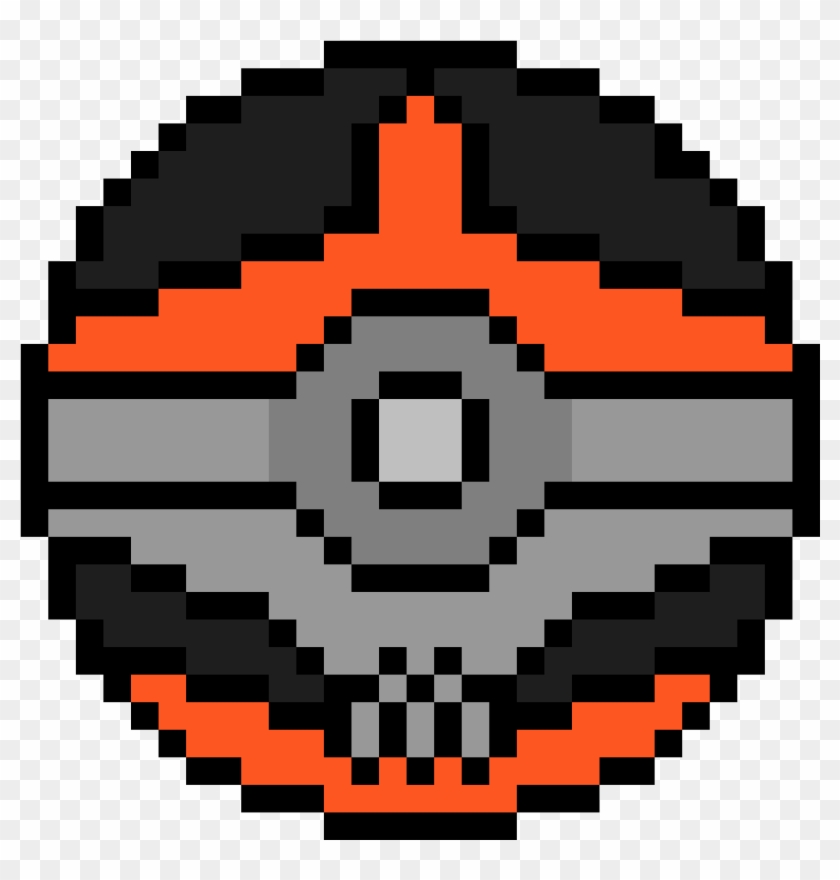 Mega Houndoom - D Va Logo Pixel Clipart