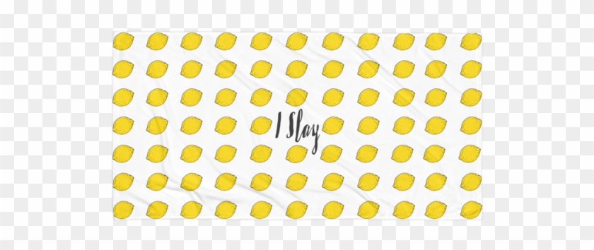 I Slay Lemon Beach Blanket By Cbk Company - T-nut Clipart